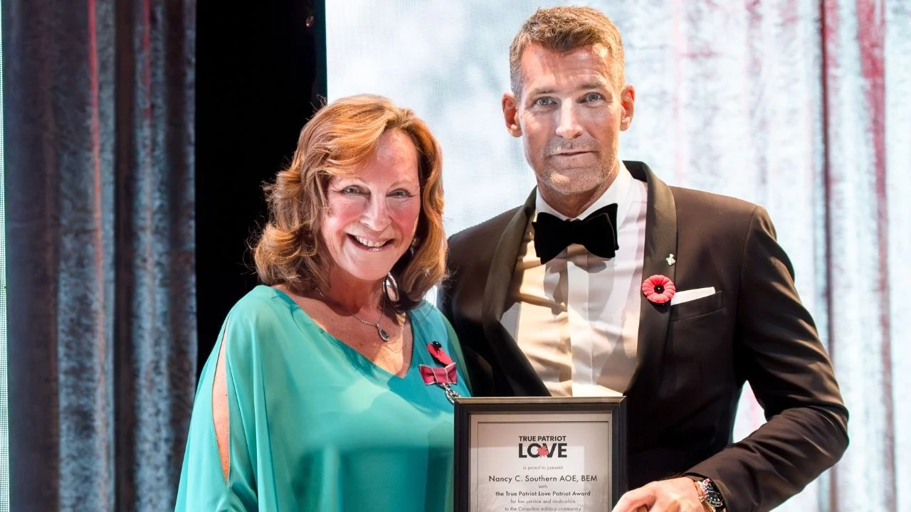 Nancy Southern, Chair and CEO of ATCO and Shaun Francis is the Chair and CEO of Medcan and the Chair and Founder of the True Patriot Love Foundation