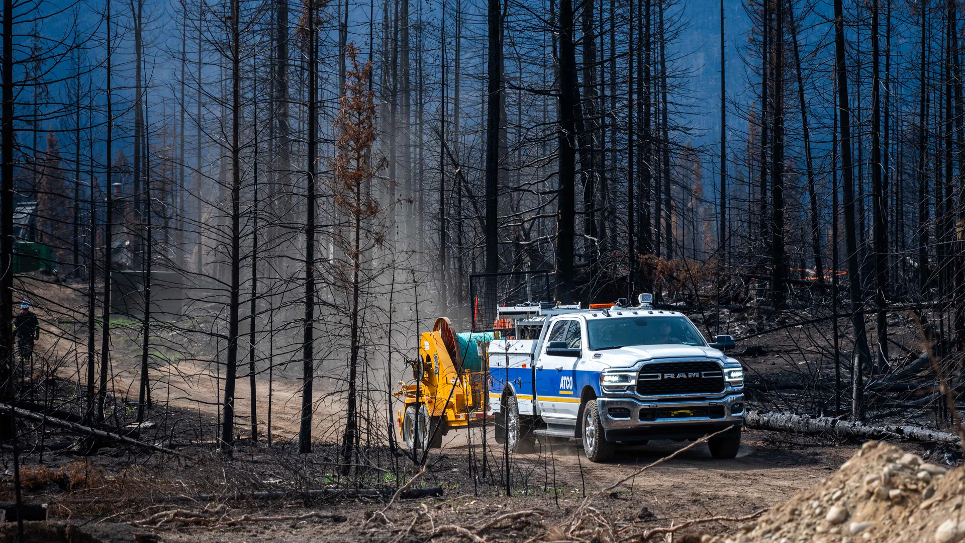 ATCO truck in Jasper